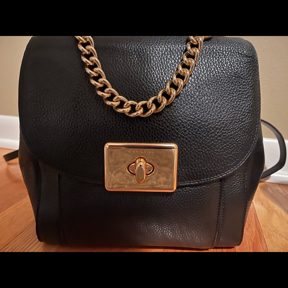 EUC Coach small backpack purse, Coach wallet, Coach keychain and organizer!